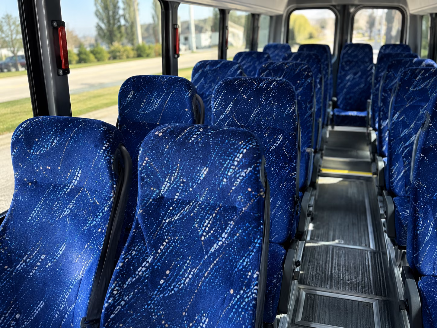 pittsburg 20 passenger minibus interior