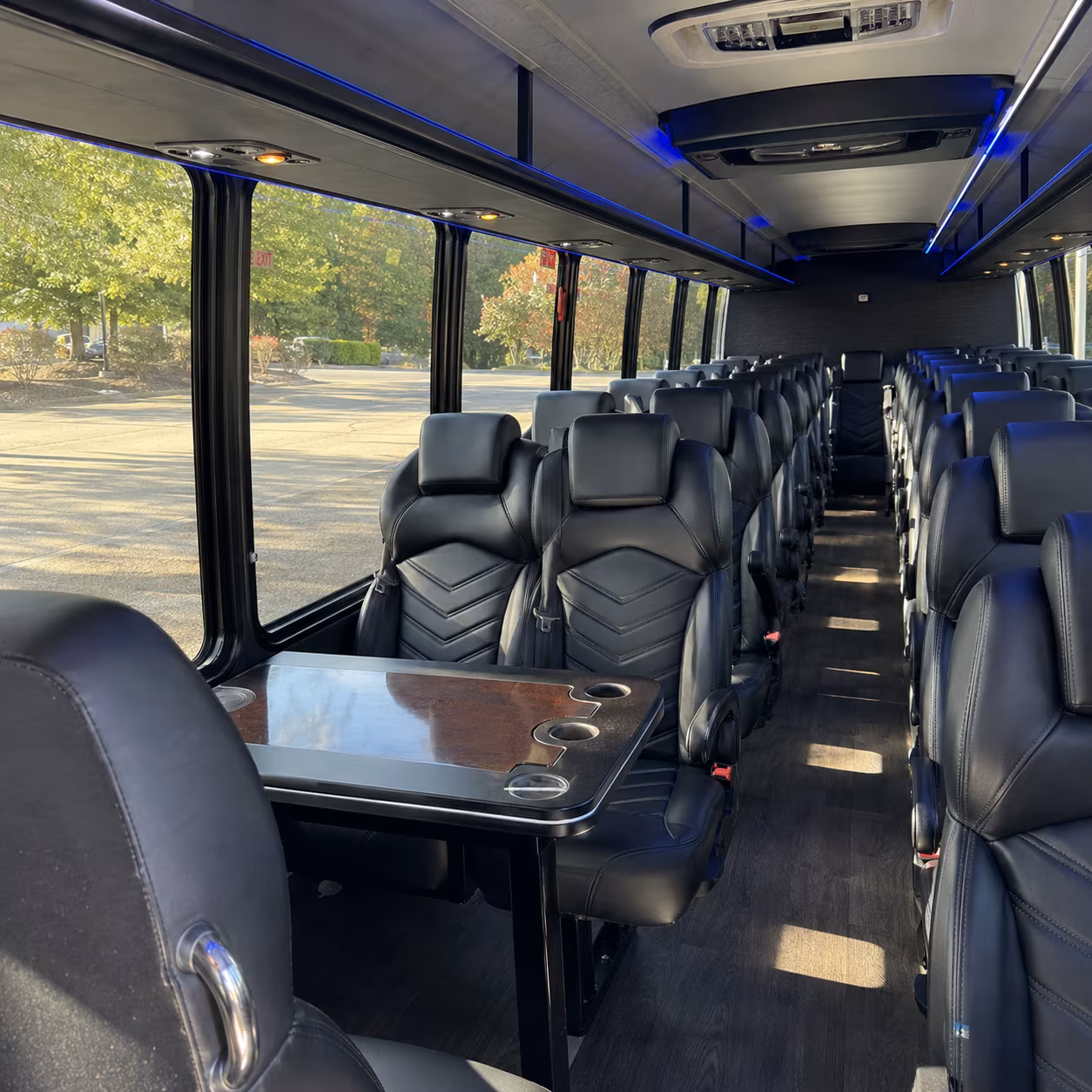 pittsburg 25 passenger minibus interior