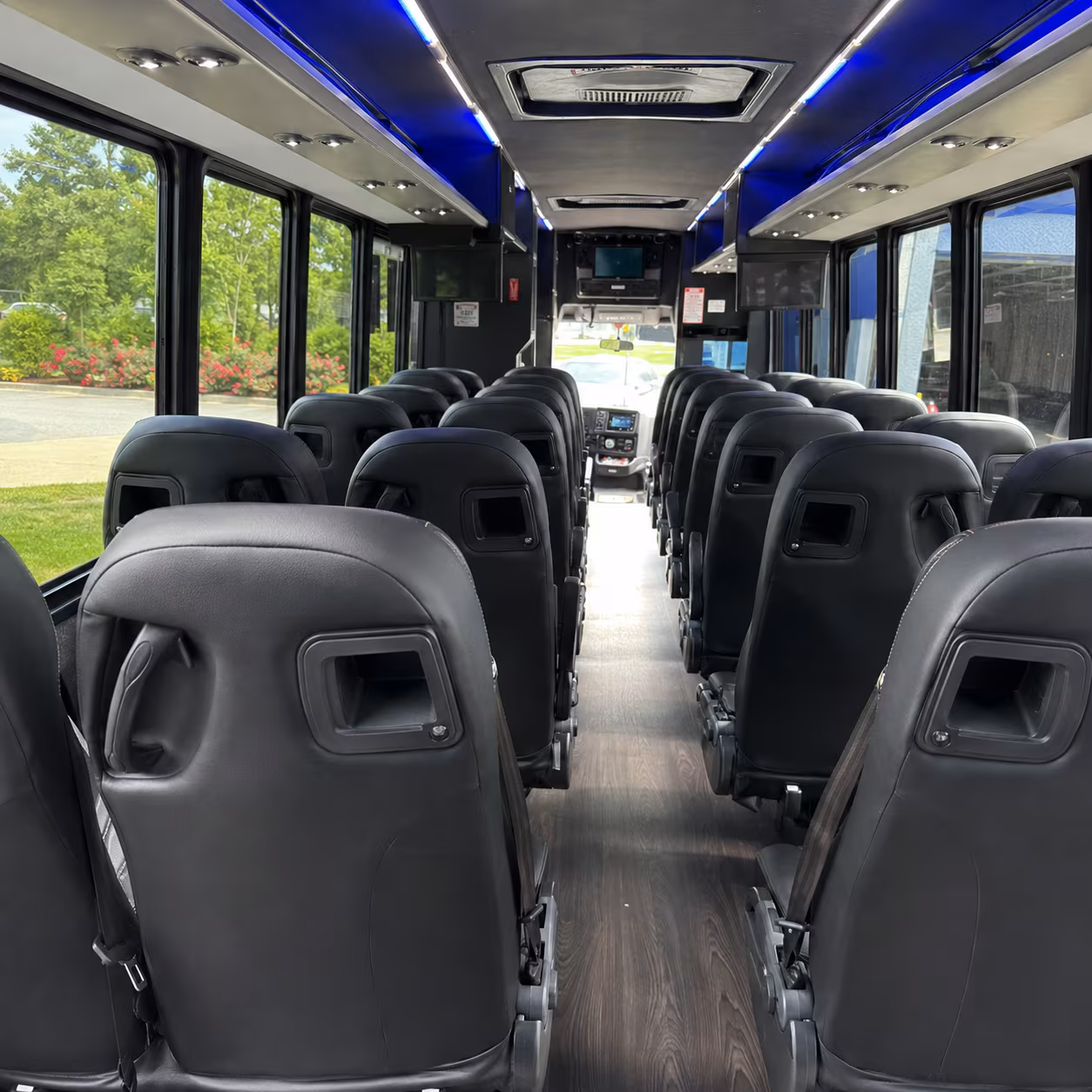 pittsburg 28 passenger minibus inside