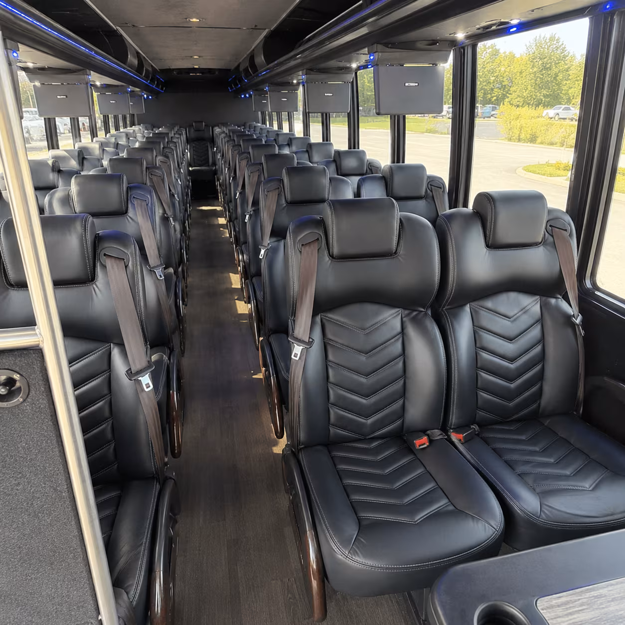 pittsburg 28 passenger minibus interior