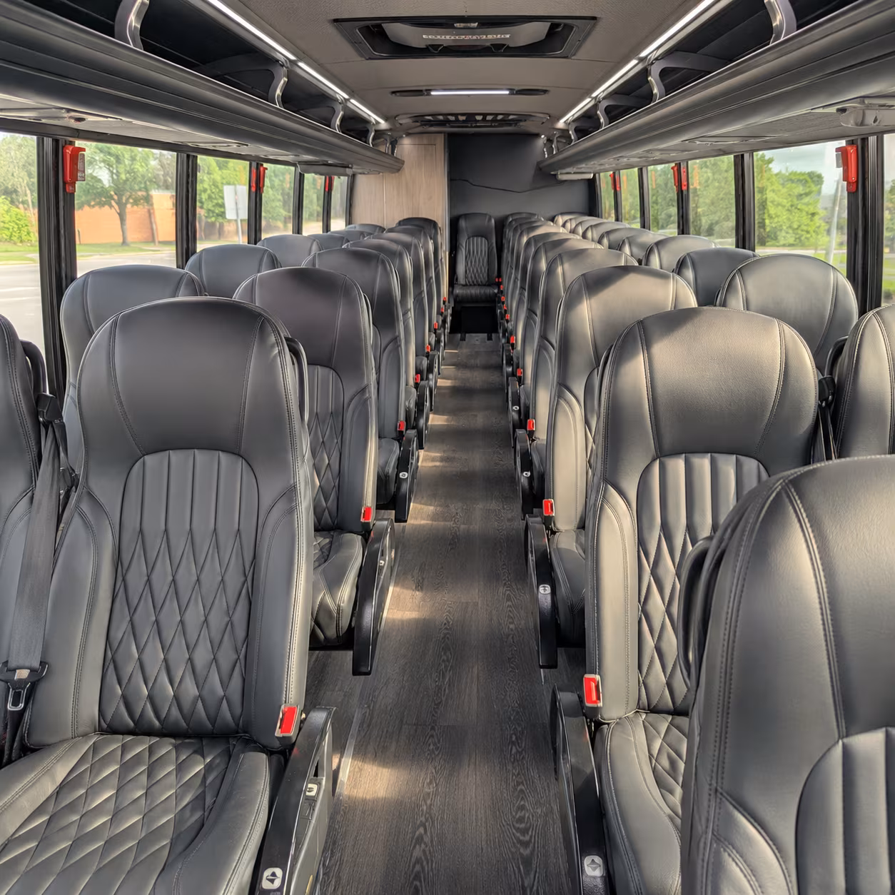 pittsburg 35 passenger minibus interior
