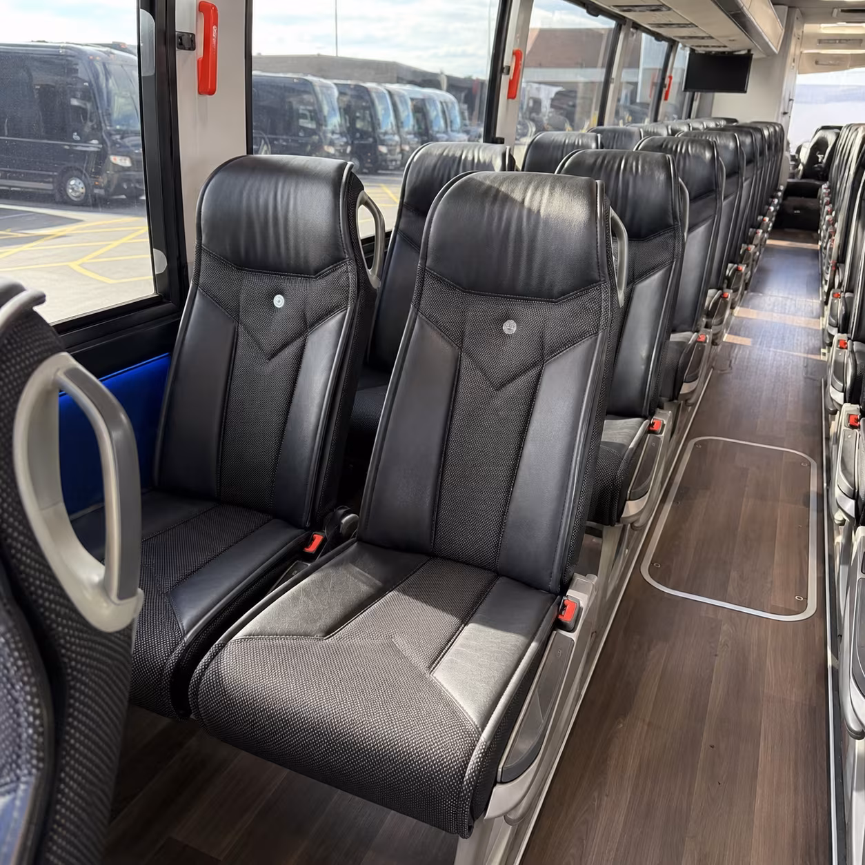 pittsburg 40 passenger charter bus interior