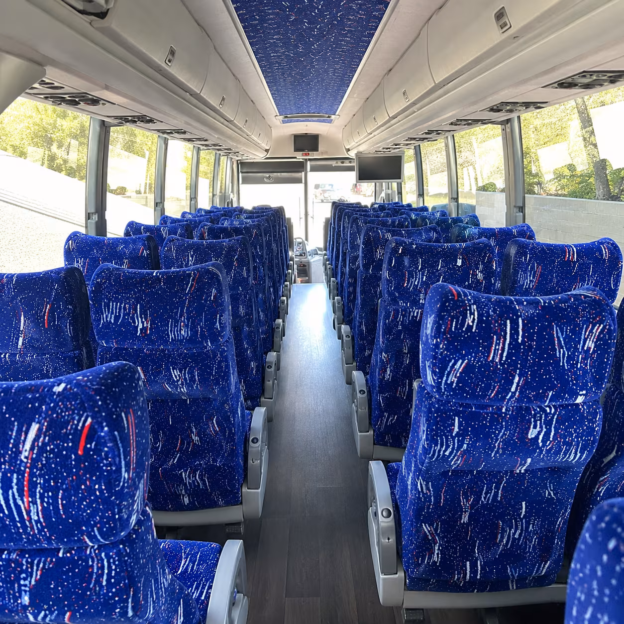 pittsburg 50 passenger charter bus interior