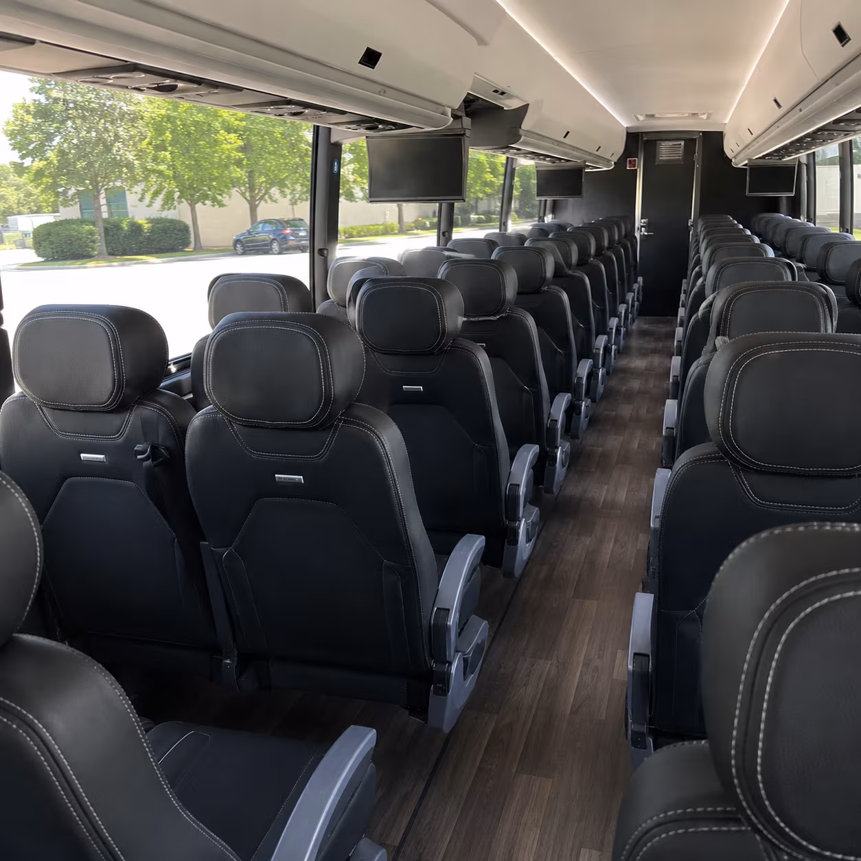 pittsburg 56 passenger charter bus interior