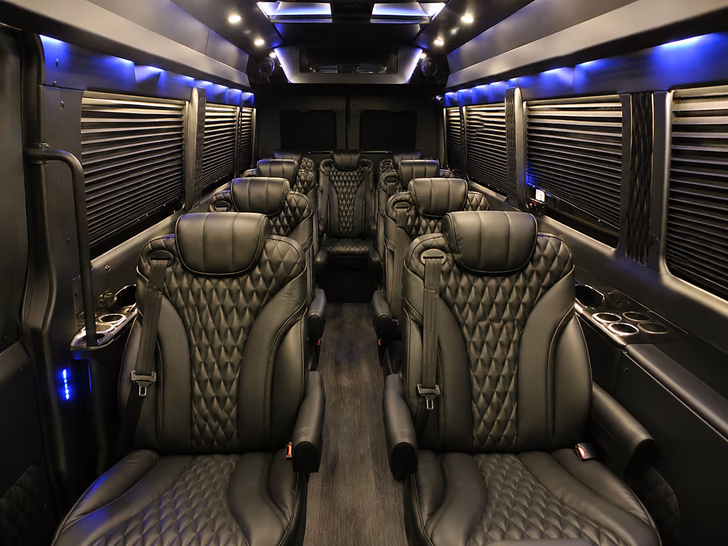 pittsburg sprinter van with driver inside
